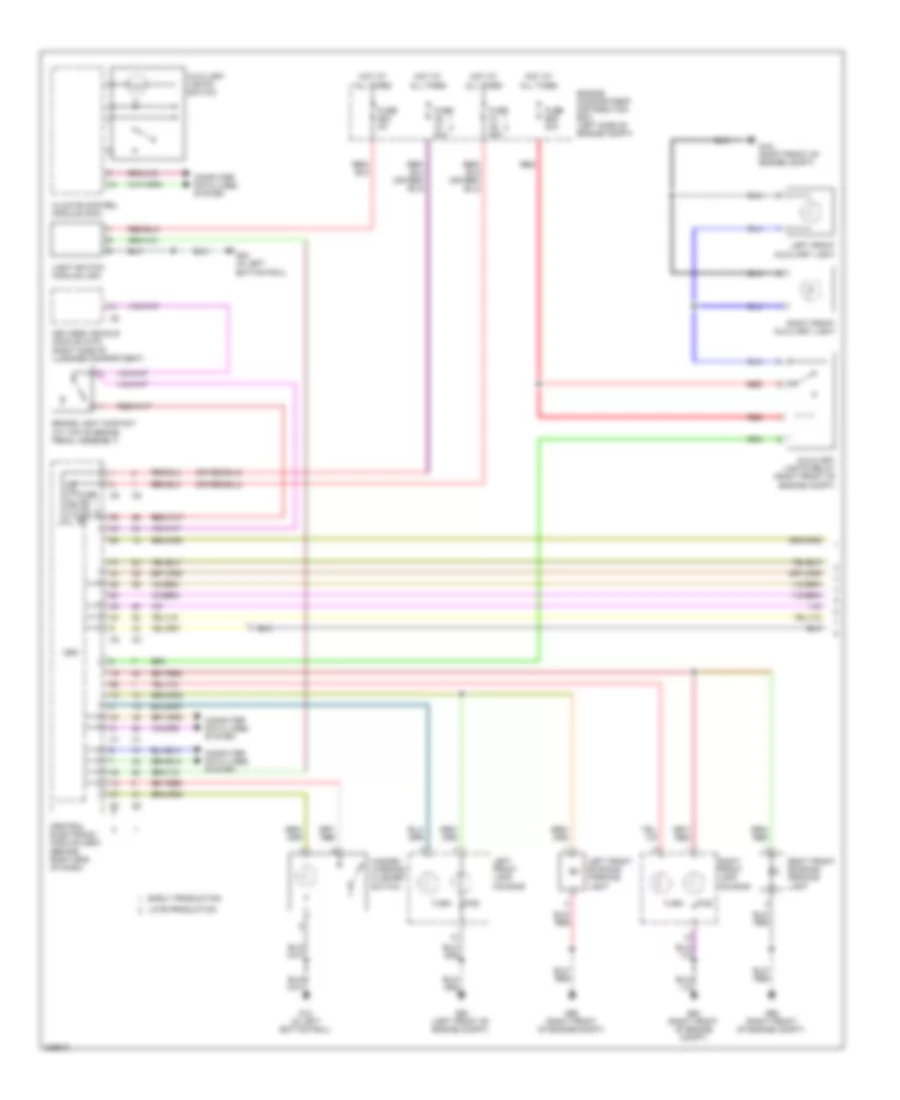 Exterior Lamps Wiring Diagram (1 of 2) for Volvo XC60 2010