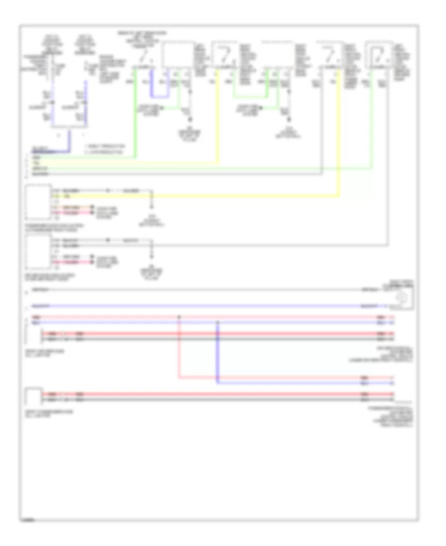 Courtesy Lamps Wiring Diagram (2 of 2) for Volvo XC60 2010