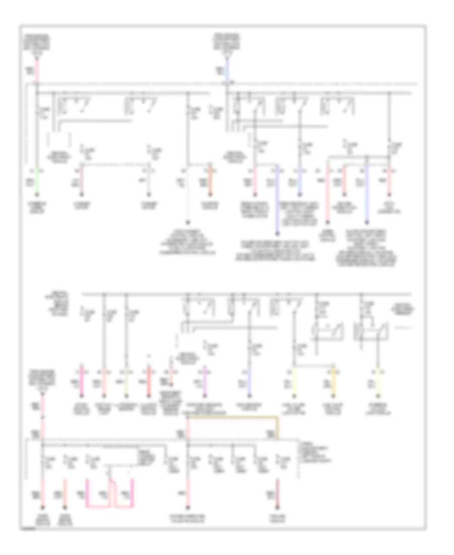 Power Distribution Wiring Diagram, Late Production (2 of 3) for Volvo XC60 2010