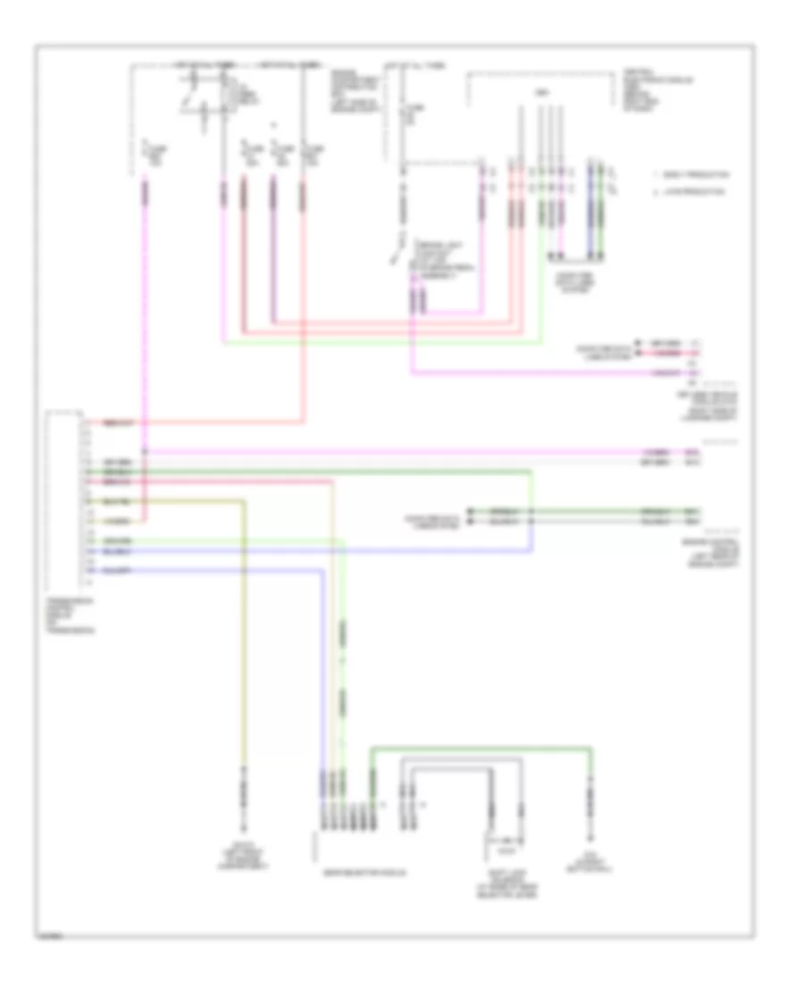 Shift Interlock Wiring Diagram for Volvo XC60 2010