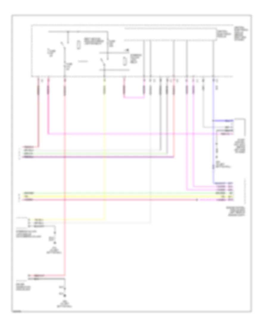 Starting Wiring Diagram, Early Production (2 of 2) for Volvo XC60 2010