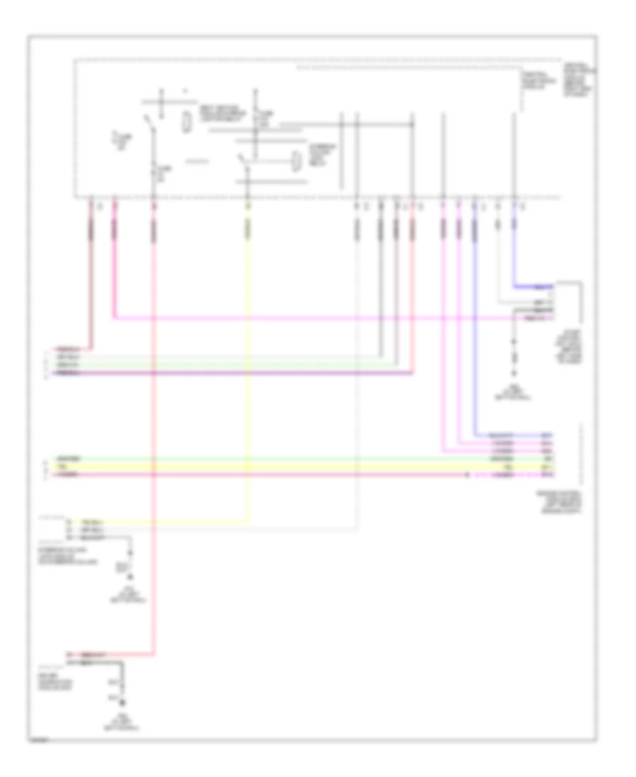 Starting Wiring Diagram, Late Production (2 of 2) for Volvo XC60 2010