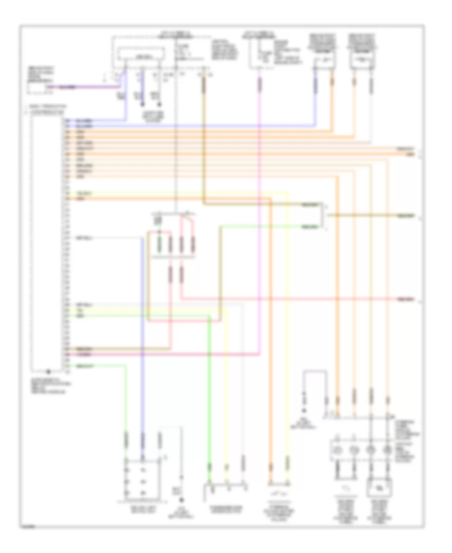 Supplemental Restraints Wiring Diagram 1 of 3 for Volvo XC60 2010