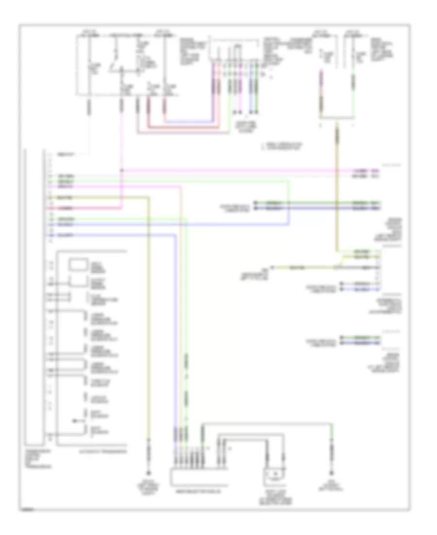 Transmission Wiring Diagram for Volvo XC60 2010