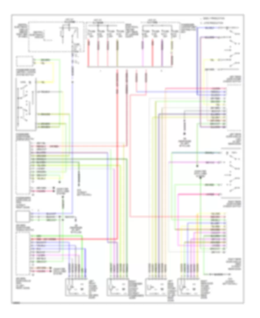 Power Windows Wiring Diagram for Volvo XC60 T 6 2010