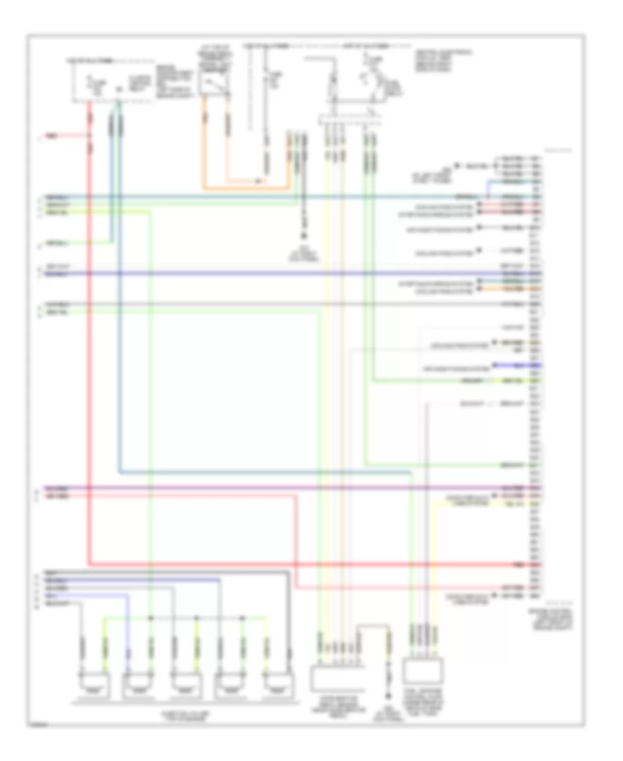 2.4L, Engine Performance Wiring Diagram (4 of 4) for Volvo V50 2005