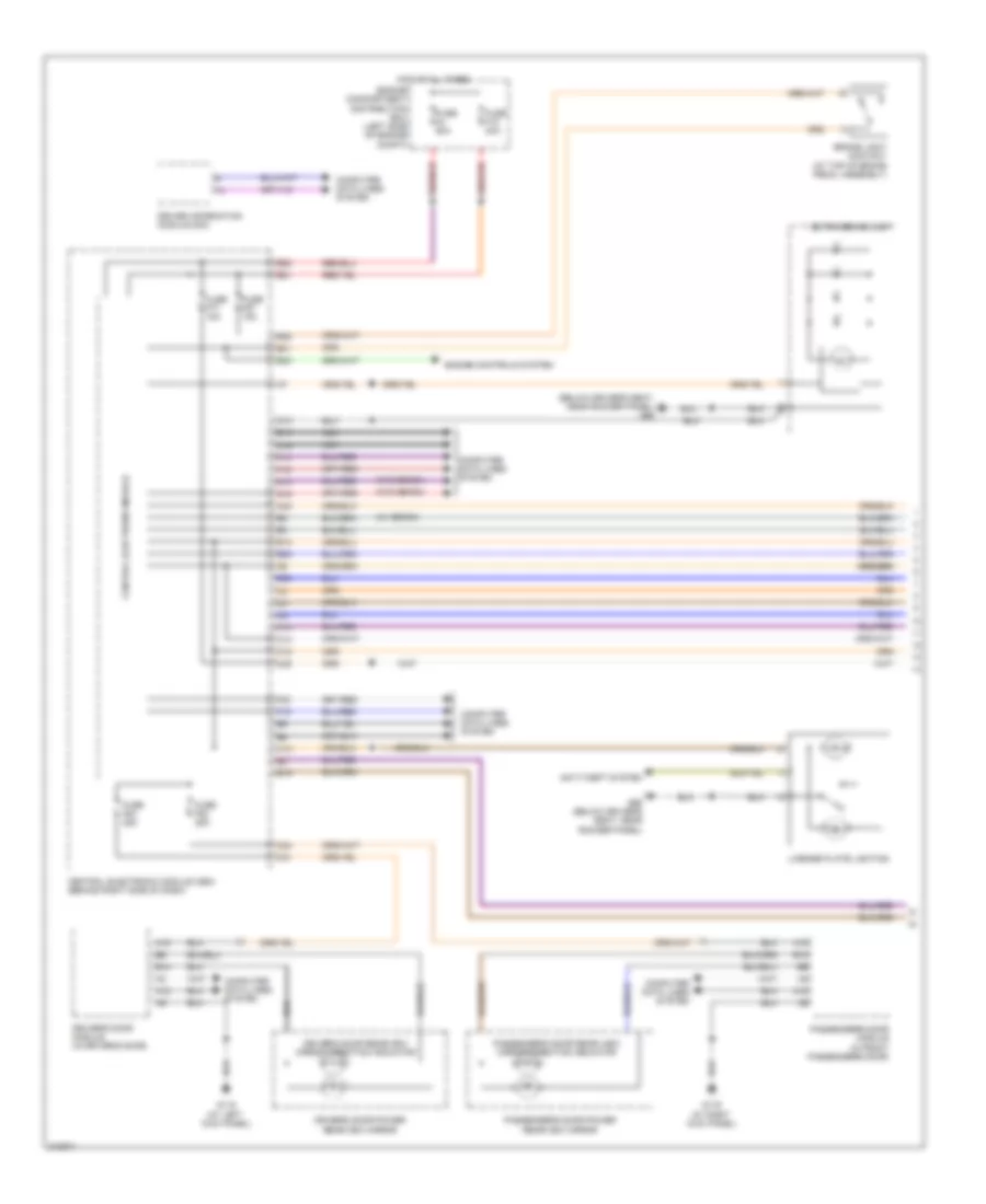 Exterior Lamps Wiring Diagram (1 of 3) for Volvo V50 2005