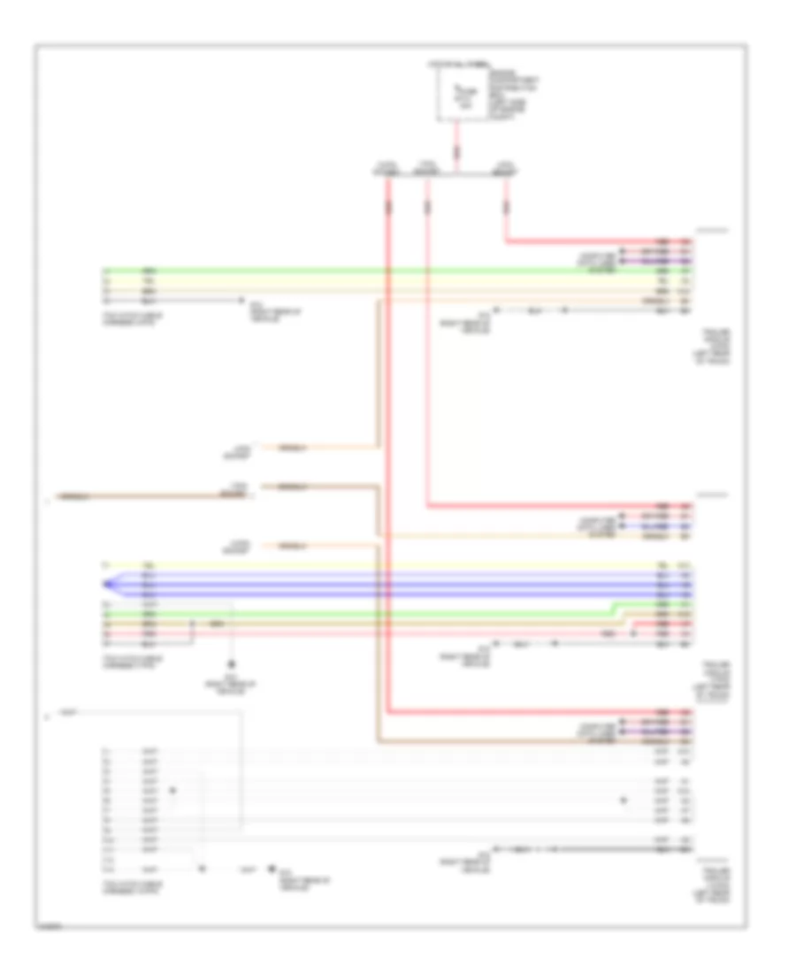 Exterior Lamps Wiring Diagram (3 of 3) for Volvo V50 2005