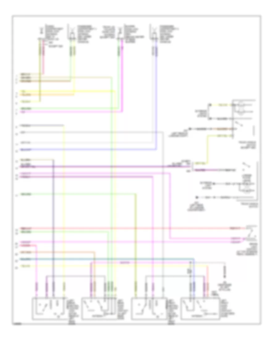 Power Door Locks Wiring Diagram with Intelligent Key 2 of 2 for Volvo XC70 2010