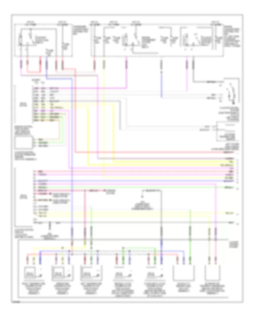Automatic A C Wiring Diagram 1 of 2 for Volvo XC70 T 6 2010