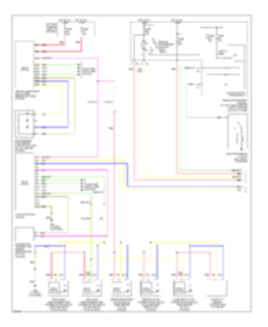 2.4L Turbo, Automatic AC Wiring Diagram (1 of 2) for Volvo V70 2005