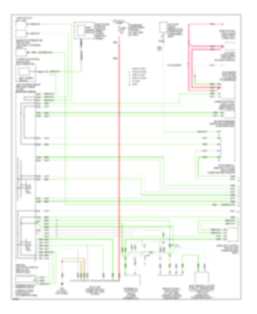 Computer Data Lines Wiring Diagram 1 of 2 for Volvo XC90 2010