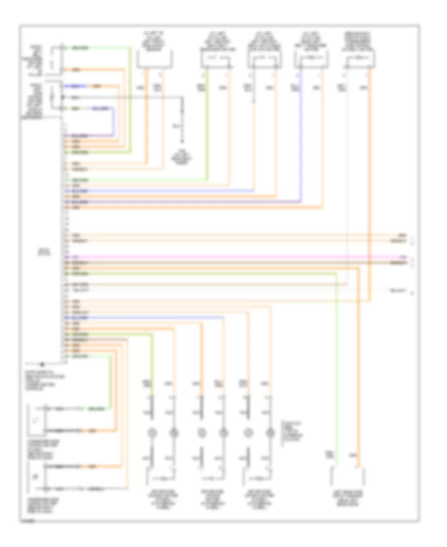 Supplemental Restraints Wiring Diagram 1 of 3 for Volvo XC90 2010