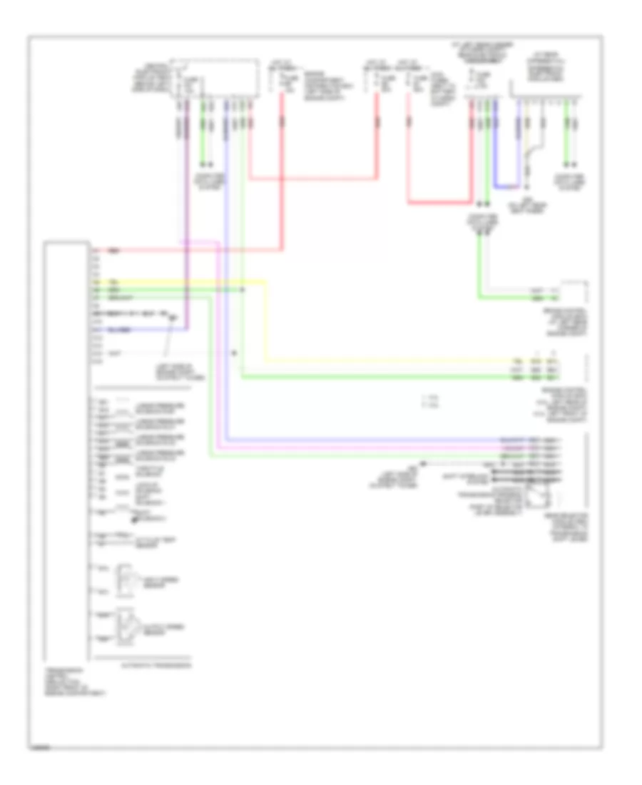 Transmission Wiring Diagram for Volvo XC90 2010
