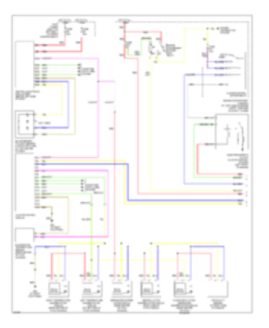 4.4L, Automatic AC Wiring Diagram (1 of 2) for Volvo XC90 R-Design 2010