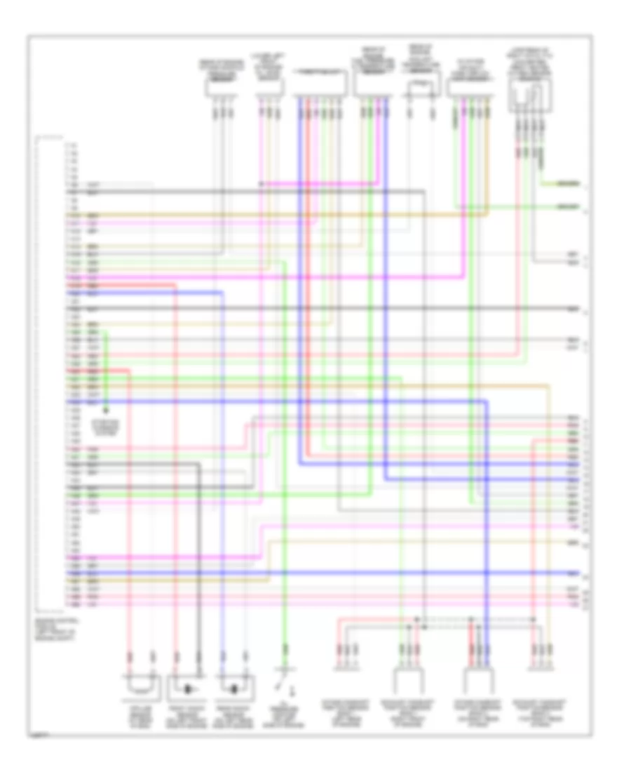 4.4L, Engine Performance Wiring Diagram (1 of 4) for Volvo XC90 R-Design 2010