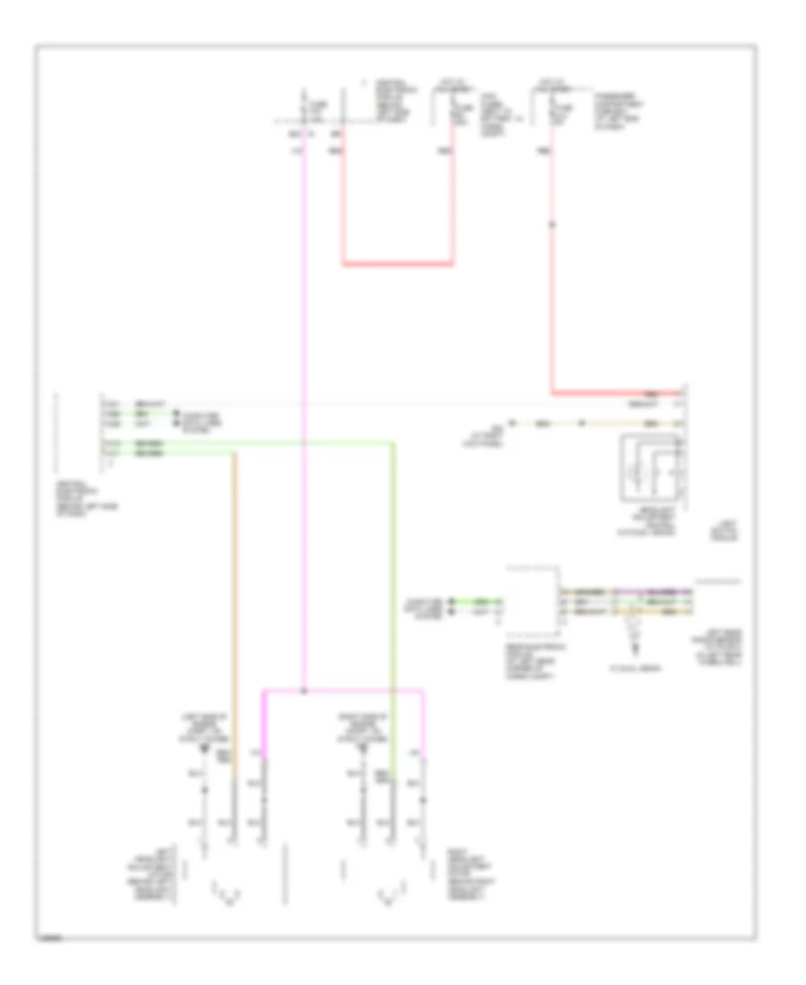 Headlamp Beam Adjustment Wiring Diagram for Volvo XC90 R Design 2010