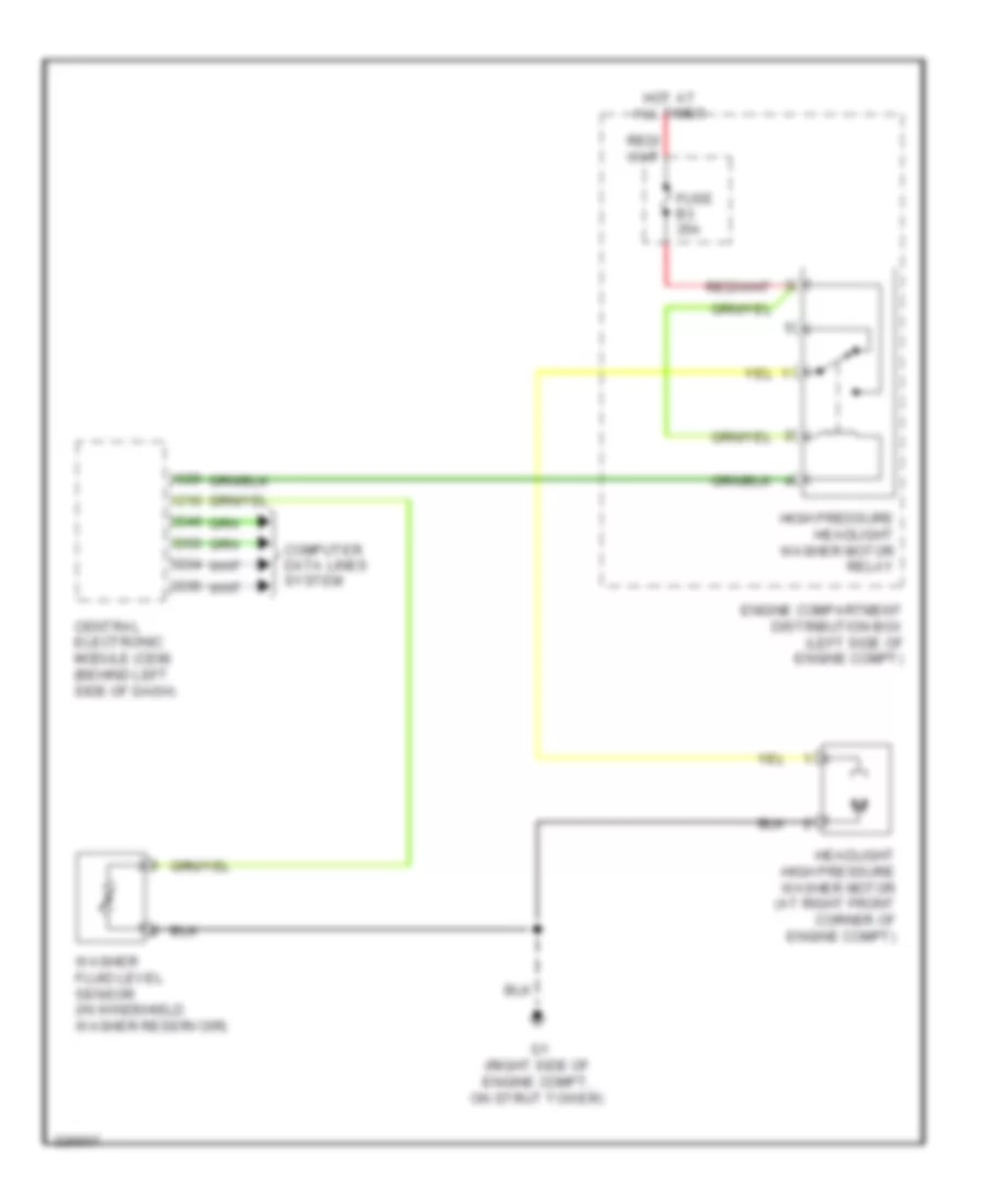 схема шайбы фары для Volvo XC90 R-Design 2010