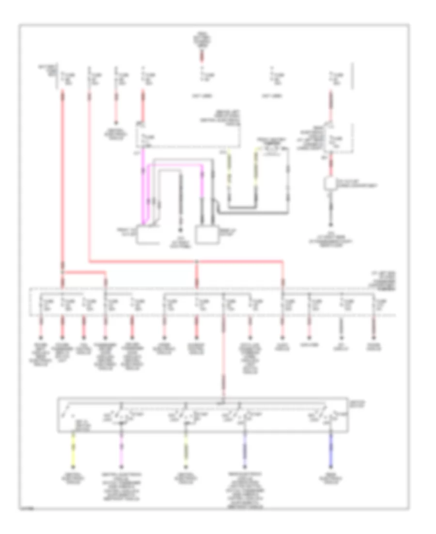 Power Distribution Wiring Diagram 2 of 2 for Volvo V70 T 5 2005