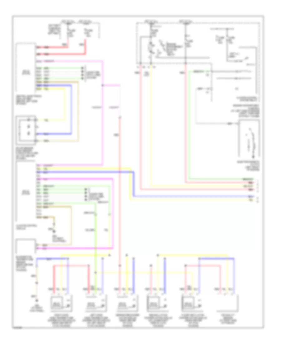 Automatic A C Wiring Diagram 1 of 2 for Volvo XC70 2005
