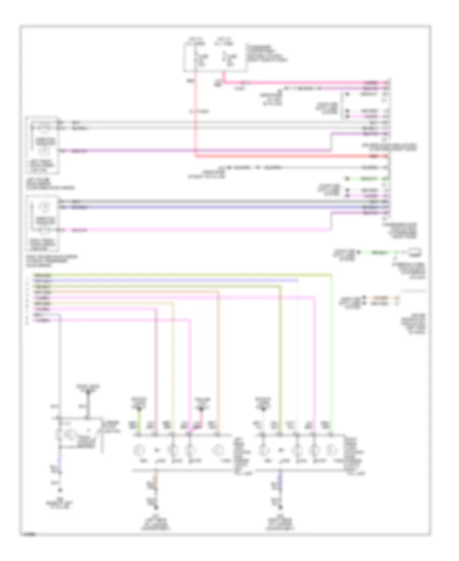 Exterior Lamps Wiring Diagram 2 of 2 for Volvo S80 3 2 2014