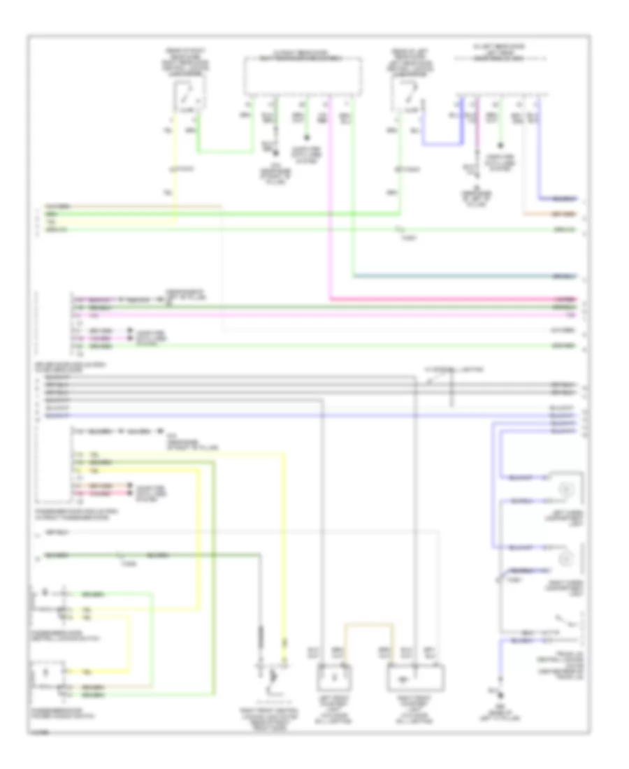 Courtesy Lamps Wiring Diagram (3 of 4) for Volvo S80 3.2 2014
