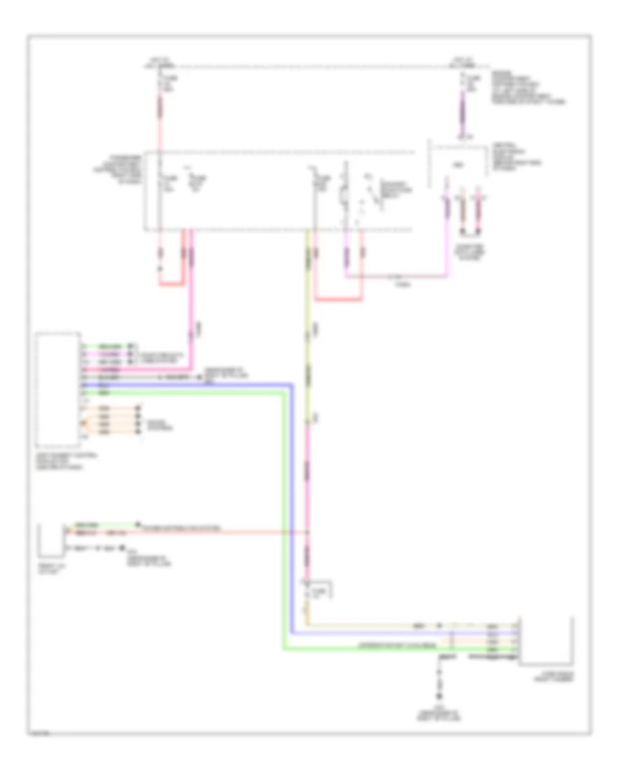 Front View Camera Wiring Diagram for Volvo S80 3.2 2014