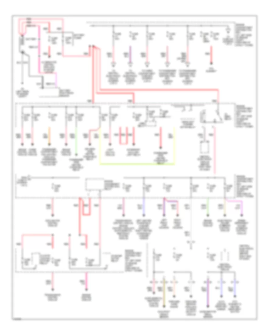 Power Distribution Wiring Diagram 1 of 3 for Volvo S80 3 2 2014
