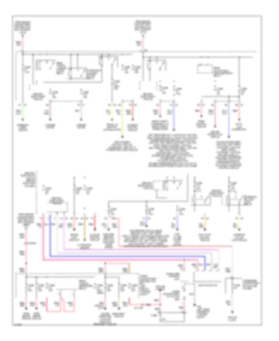 Power Distribution Wiring Diagram (2 of 3) for Volvo S80 3.2 2014
