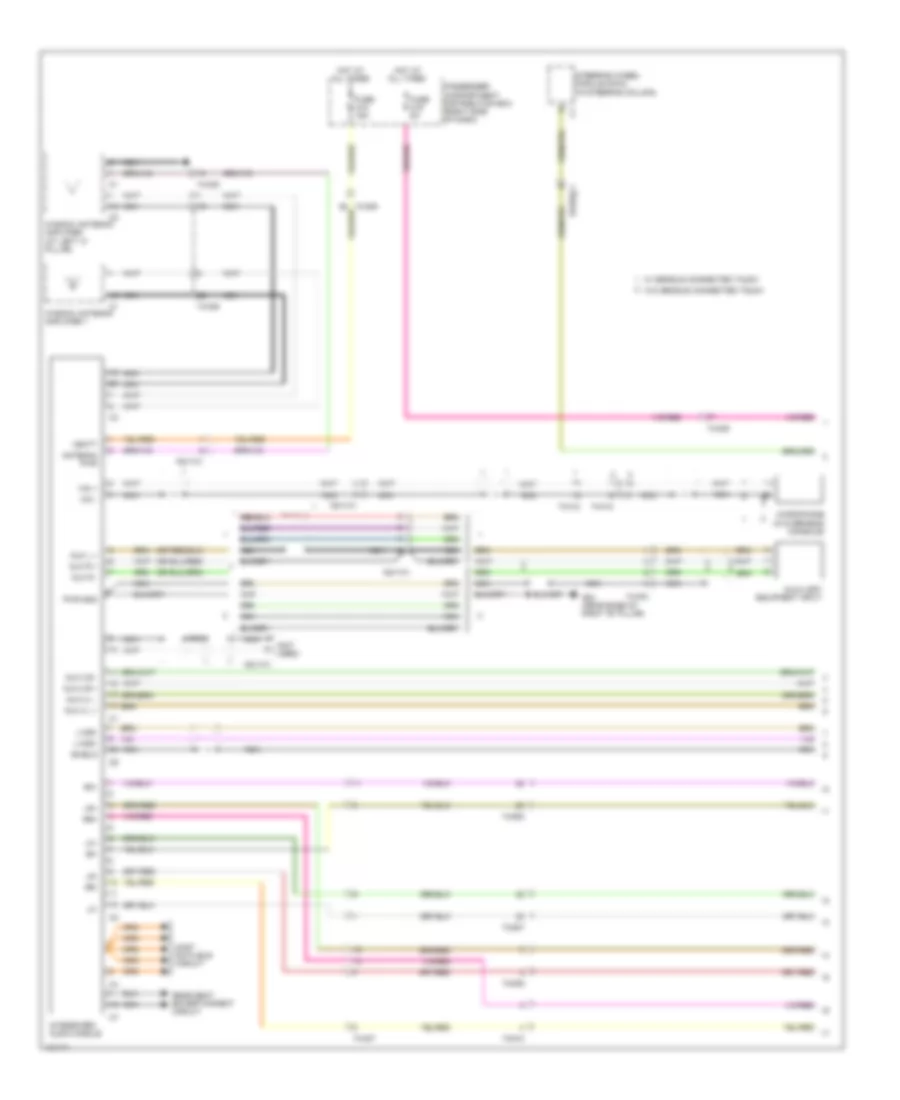Radio Wiring Diagram, Base (1 of 2) for Volvo S80 3.2 2014