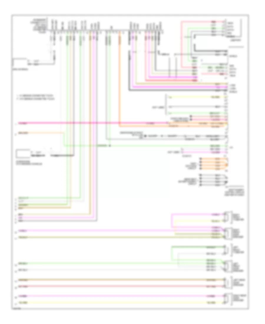 Radio Wiring Diagram, Base (2 of 2) for Volvo S80 3.2 2014