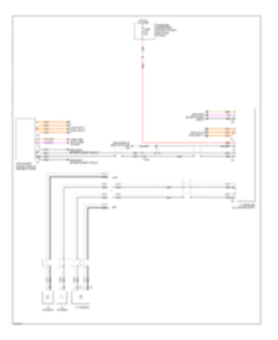 TV Receiver Wiring Diagram for Volvo S80 3.2 2014