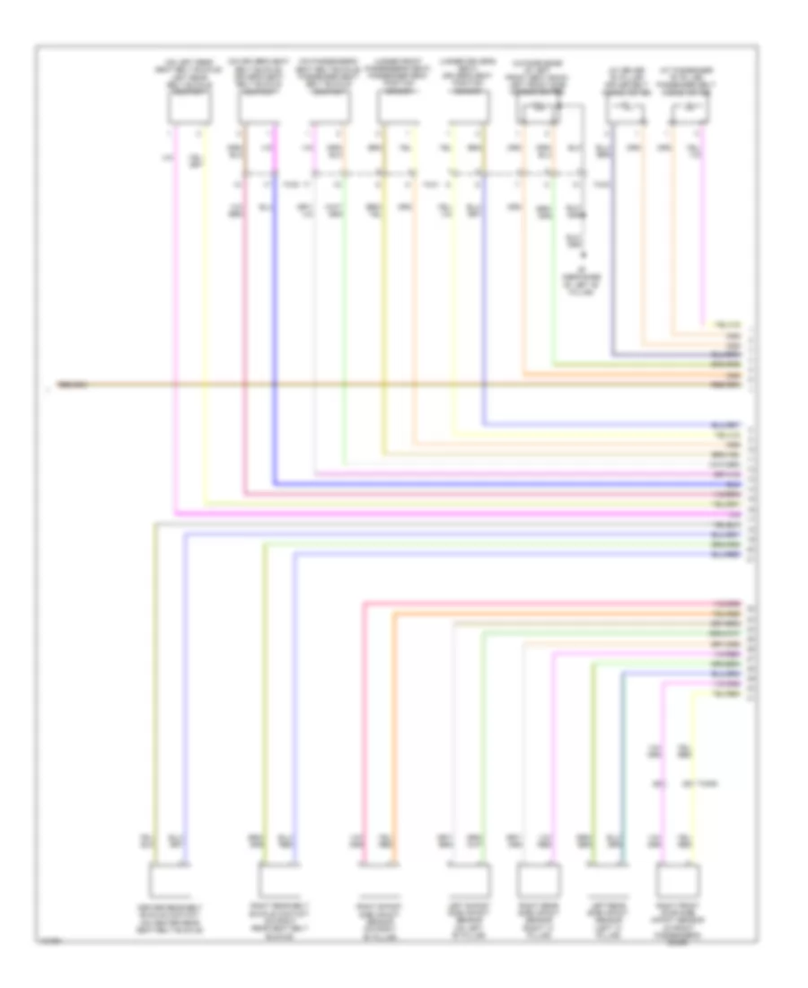 Supplemental Restraints Wiring Diagram 2 of 3 for Volvo S80 3 2 2014