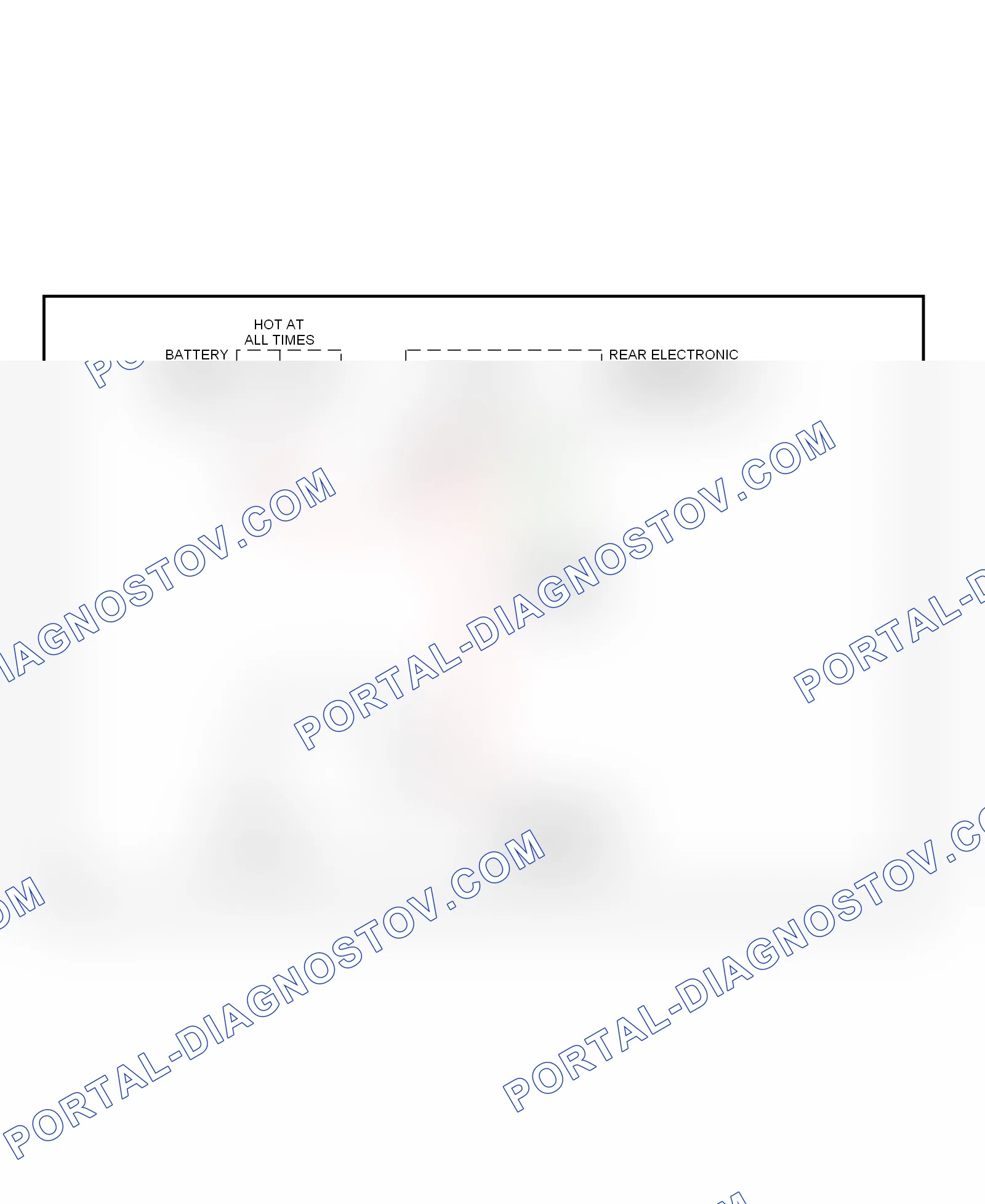 Rear A C Wiring Diagram for Volvo XC90 2005