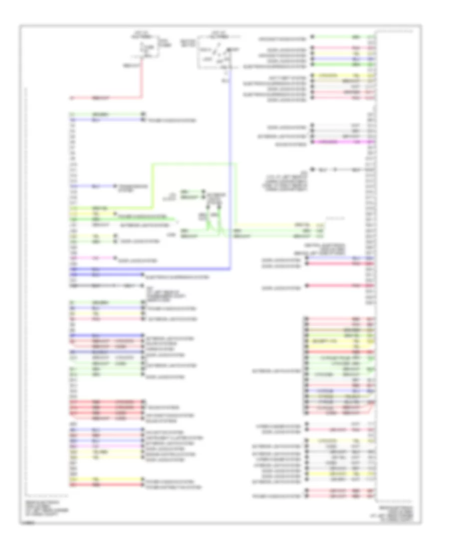 Rear Electronic Module Wiring Diagram, Late Production for Volvo XC90 2005