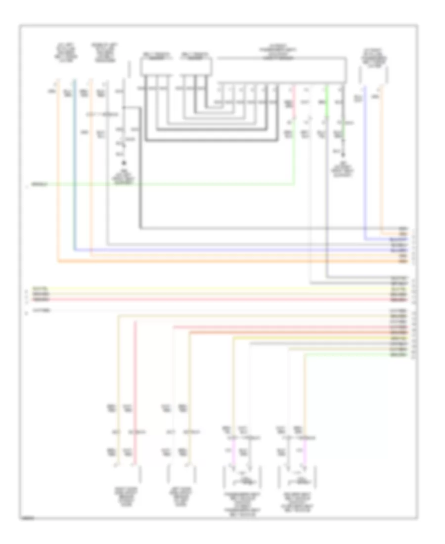 Supplemental Restraints Wiring Diagram 2 of 3 for Volvo C30 R Design 2011