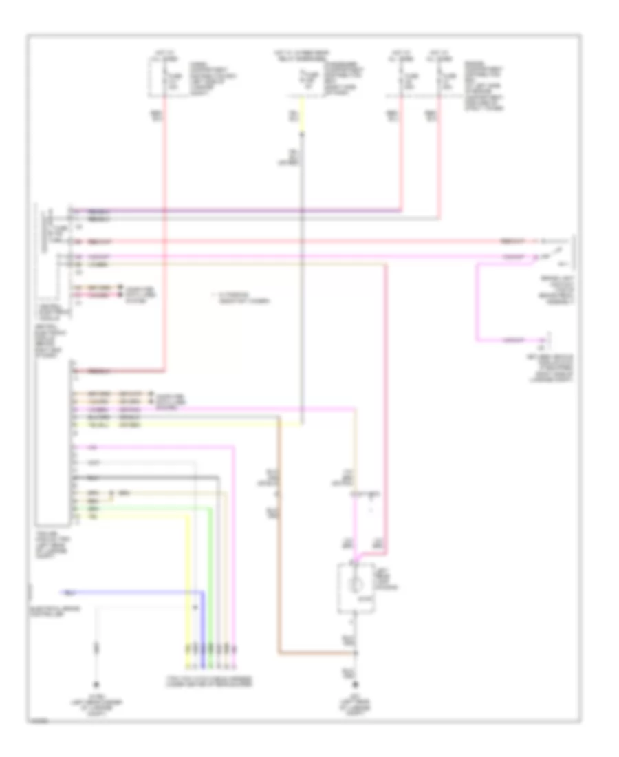 Trailer Tow Wiring Diagram, 7-Pin for Volvo S80 T6 2014