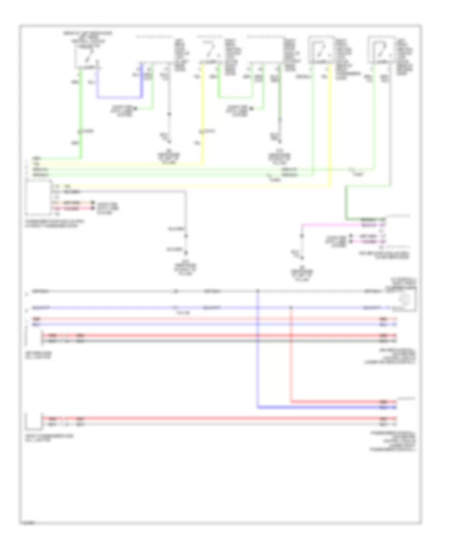 Courtesy Lamps Wiring Diagram 2 of 2 for Volvo XC60 3 2 2014
