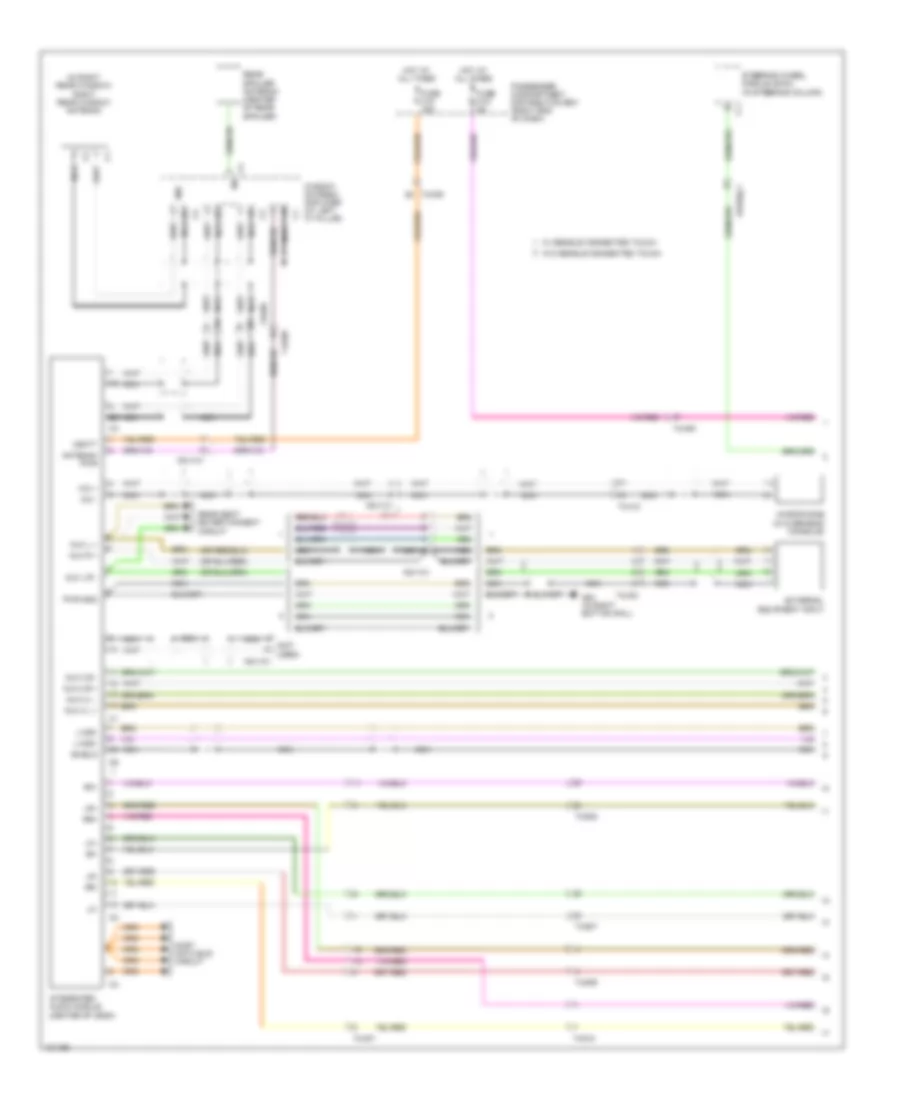Radio Wiring Diagram, Base (1 of 2) for Volvo XC60 3.2 2014