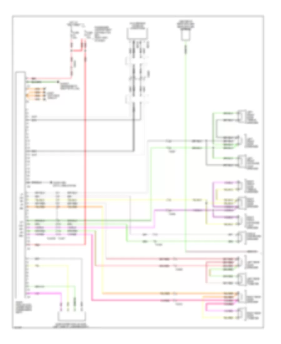 Radio Wiring Diagram, Premium (1 of 3) for Volvo XC60 3.2 2014