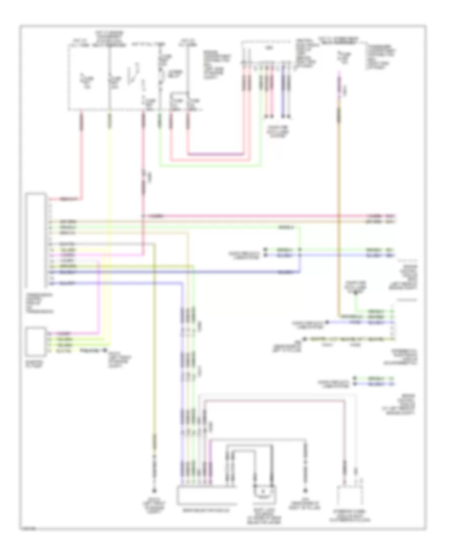 Transmission Wiring Diagram for Volvo XC60 3.2 2014