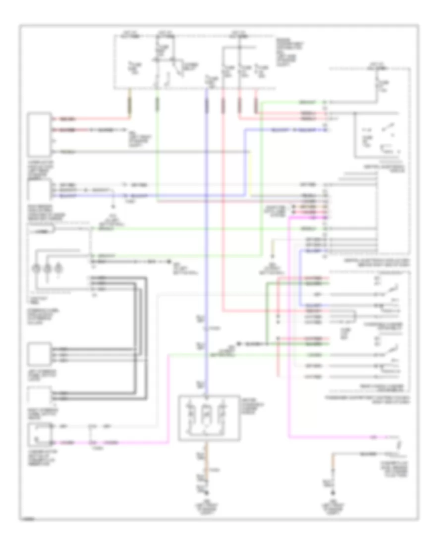 Электросхема передних стеклоочистителей дворников и омывателя лобового стекла для Volvo XC60 3.2 2014