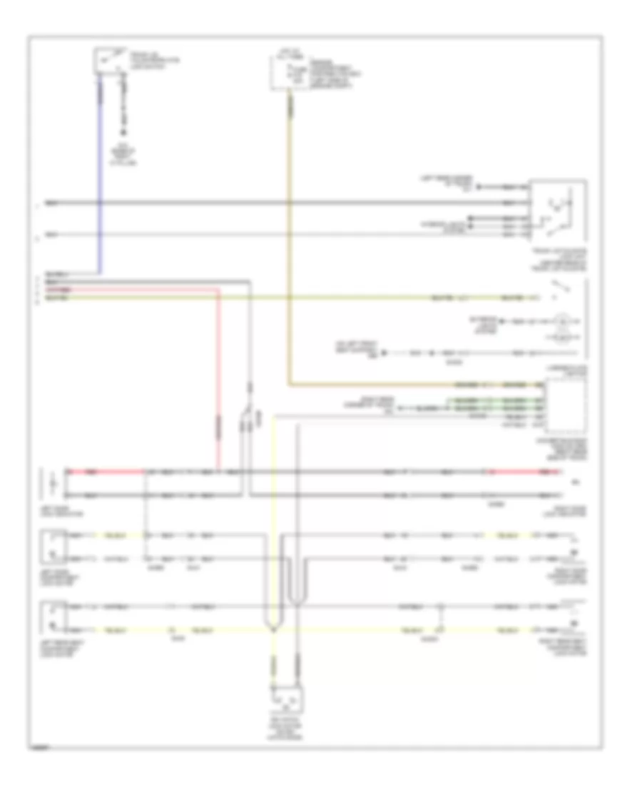 Central Locking Wiring Diagram 2 of 2 for Volvo C70 T 5 2011