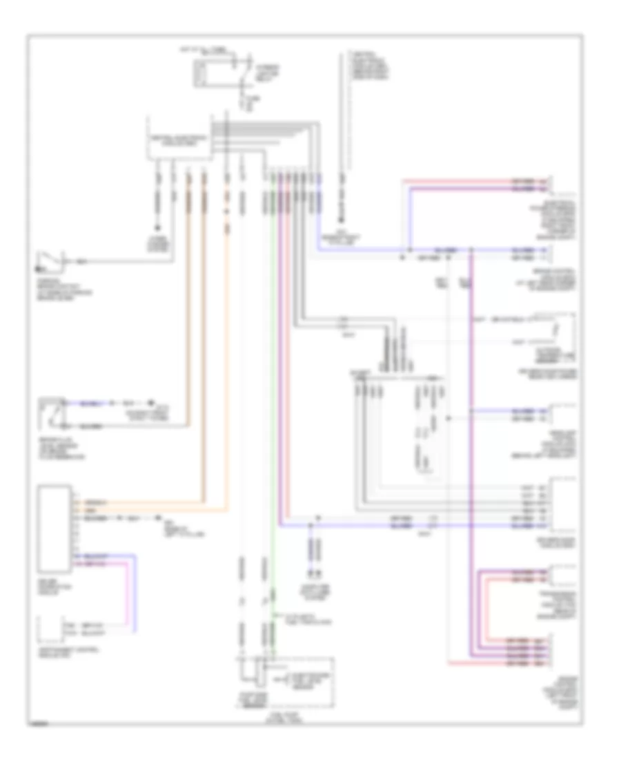 Instrument Cluster Wiring Diagram for Volvo S40 T 5 2011