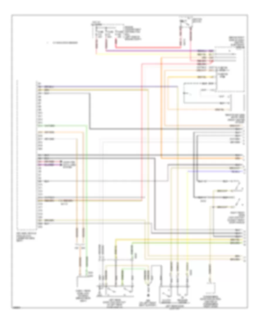 Keyless Entry Wiring Diagram (1 of 2) for Volvo S40 T-5 2011