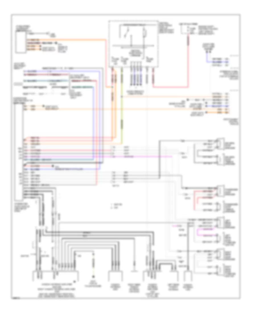 Radio Wiring Diagram, Base for Volvo S40 T-5 2011