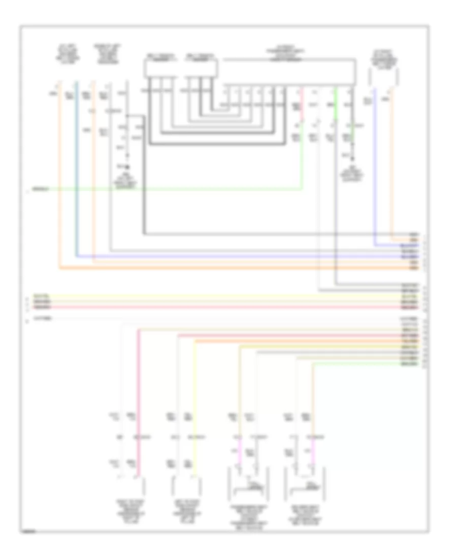 Supplemental Restraints Wiring Diagram (2 of 3) for Volvo S40 T-5 2011