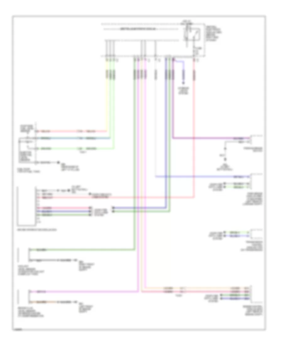 Instrument Cluster Wiring Diagram for Volvo XC60 T6 R Design 2014