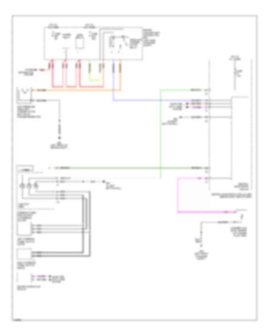 Headlamp Washer Wiring Diagram for Volvo XC60 T6 R Design 2014