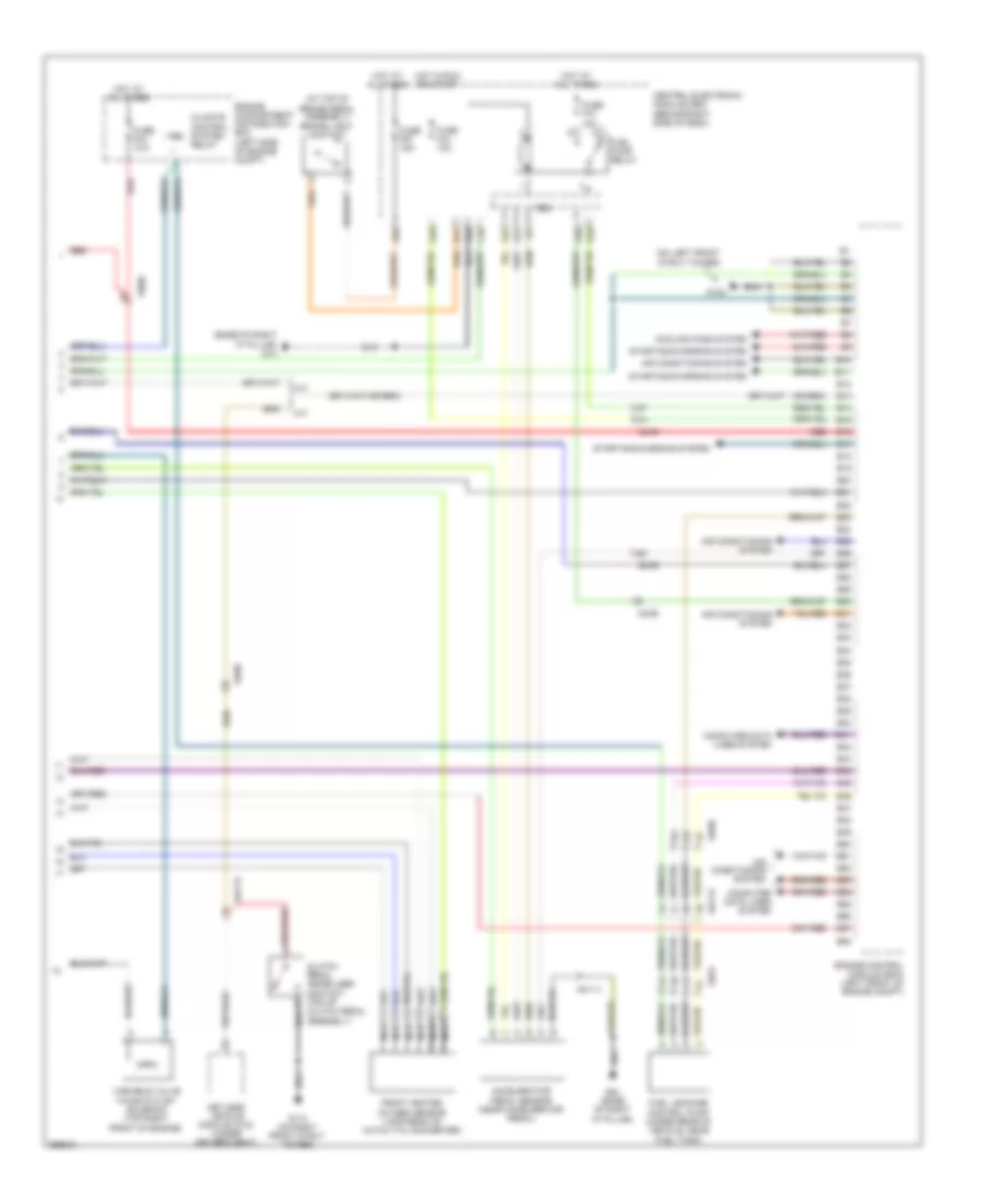 2.5L Turbo, Engine Performance Wiring Diagram (4 of 4) for Volvo S40 T-5 R-Design 2011